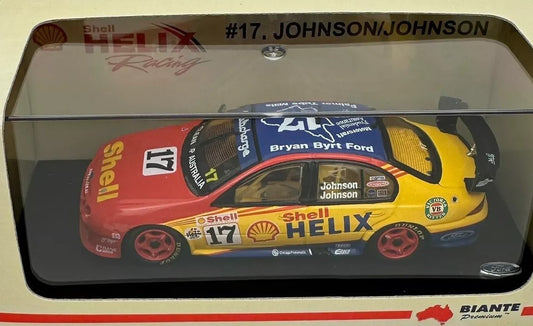 1:43 Ford AU Falcon #17 - Queensland 500 - 2000 - Supercars Championship - Dick Johnson Racing - Dick Johnson - Biante Model Cars - B430101L