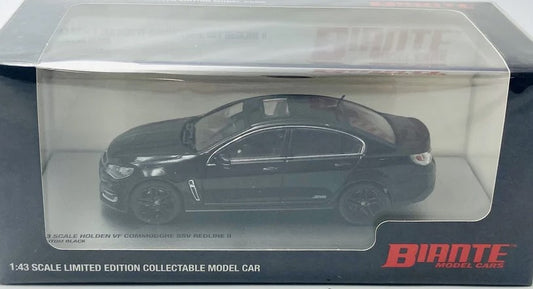 1:43 Holden VF Commodore SSV Redline II - 2016 - Phantom Black - Biante Model Cars - B432716D