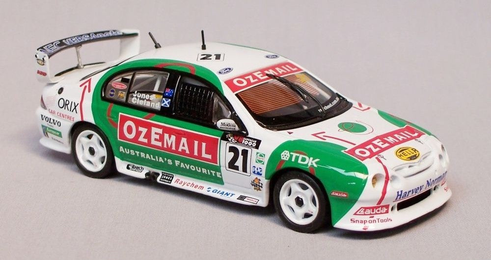 1:43 Ford AU Falcon XR8 #21 - 2001 - Bathurst - Brad Jones Racing - Brad Jones - Biante Model Cars - MB023