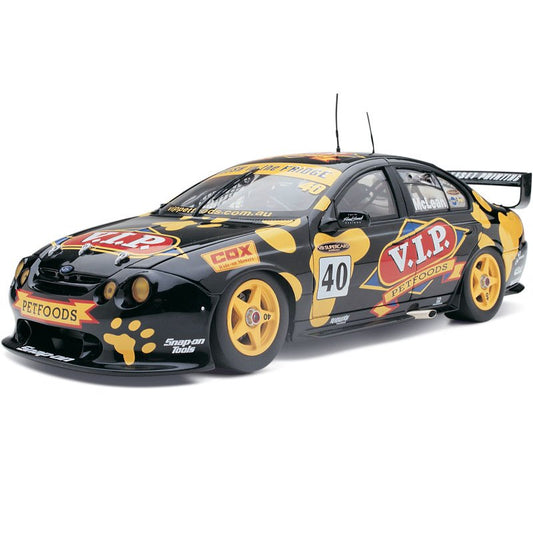 1:18 Ford AU Falcon XR8 #40 - 2002 - Supercars Championship - VIP Petfoods Racing - Cameron McLean - Classic Carlectables - 18042