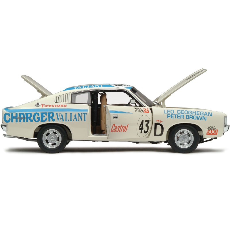 1:18 Chrysler VH Valiant E38 R/T Charger #43D - 1971 - Bathurst - Leo Geoghegan - Classic Carlectables - 18054