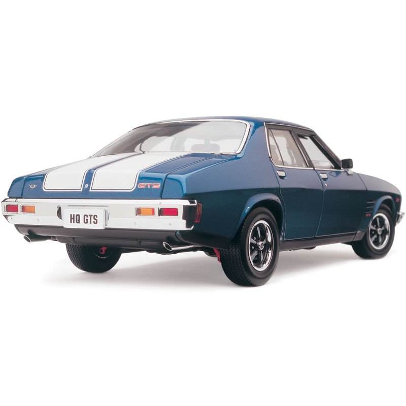 1:18 Holden HQ Monaro GTS - Cyan Metallic w/White Stripes - Classic Carlectables - 18212