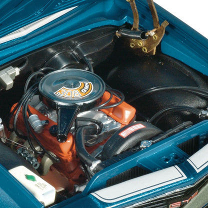 1:18 Holden HQ Monaro GTS - Cyan Metallic w/White Stripes - Classic Carlectables - 18212