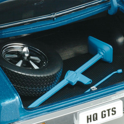 1:18 Holden HQ Monaro GTS - Cyan Metallic w/White Stripes - Classic Carlectables - 18212