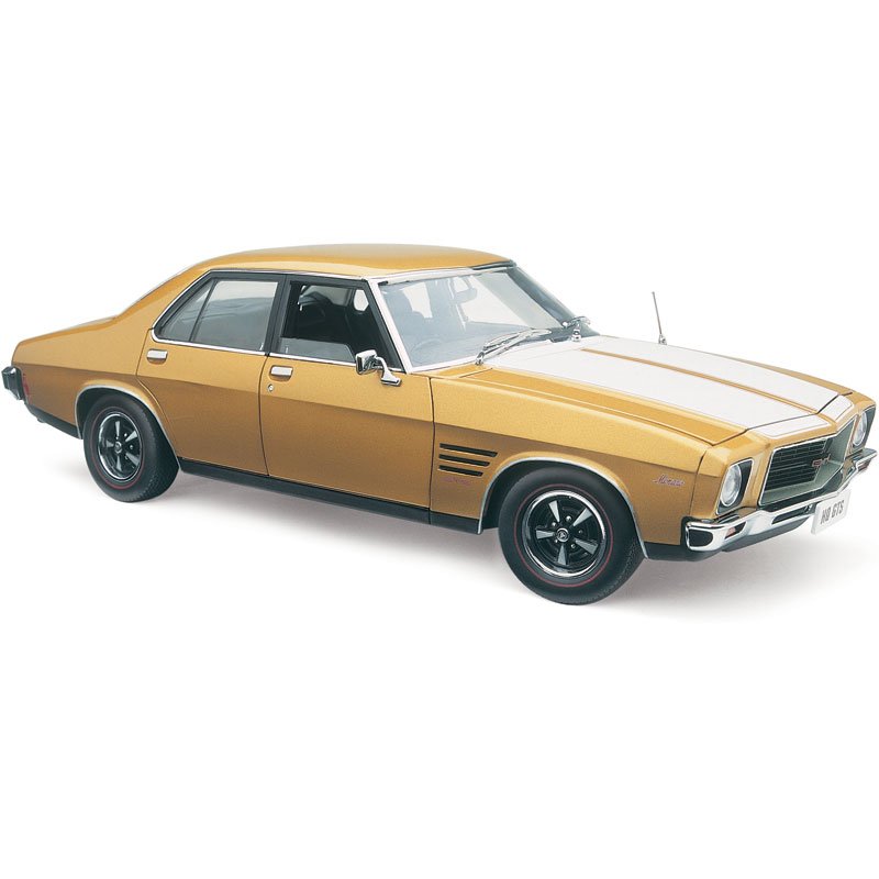 1:18 Holden HQ Monaro GTS - Sunburst Metallic w/ White Stripes - Classic Carlectables - 18277