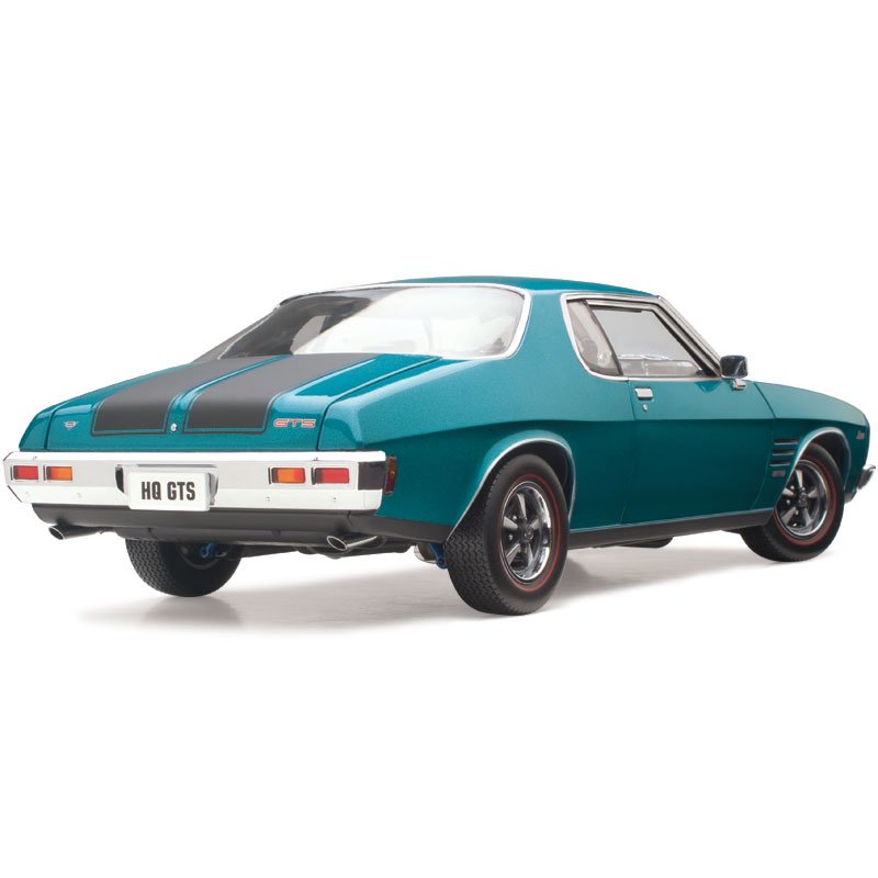 1:18 Holden HQ Monaro GTS Coupe - Aquamarine Metallic w/Black Stripes - Classic Carlectables - 18335