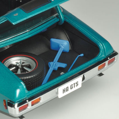 1:18 Holden HQ Monaro GTS Coupe - Aquamarine Metallic w/Black Stripes - Classic Carlectables - 18335