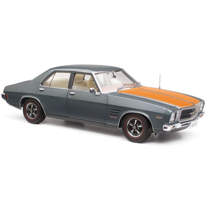 1:18 Holden HQ Monaro GTS - Gunmetal Matallic w/ Lone O'Ranger Stripes - Classic Carlectables - 18338