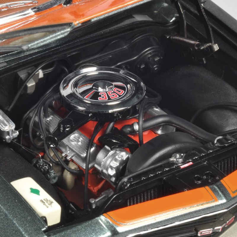 1:18 Holden HQ Monaro GTS - Gunmetal Matallic w/ Lone O'Ranger Stripes - Classic Carlectables - 18338