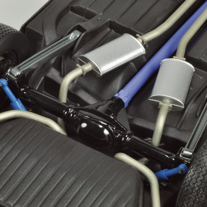 1:18 Holden HQ Monaro GTS - Gunmetal Matallic w/ Lone O'Ranger Stripes - Classic Carlectables - 18338