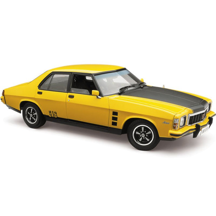 1:18 Holden HX Monaro GTS - Absinthe Yellow with Black Stripes – Echuca ...