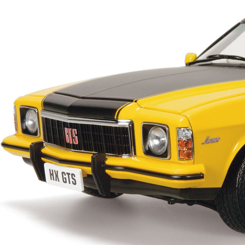 1:18 Holden HX Monaro GTS - Absinthe Yellow with Black Stripes - Classic Carlectables - 18341