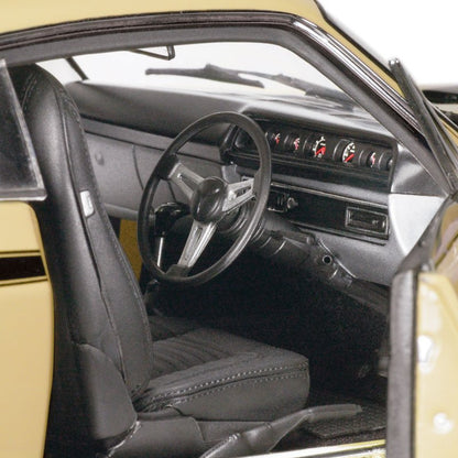 1:18 Chrysler VH Valiant E38 R/T Charger - 'Big Tank' - 1971 - Blonde Olive - Classic Carlectables - 18369