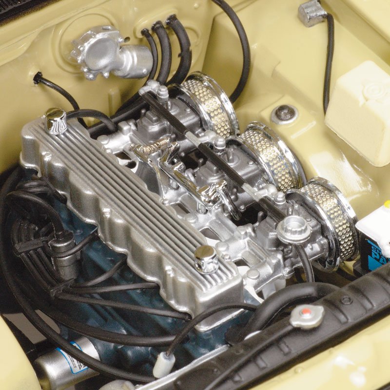 1:18 Chrysler VH Valiant E38 R/T Charger - 'Big Tank' - 1971 - Blonde Olive - Classic Carlectables - 18369
