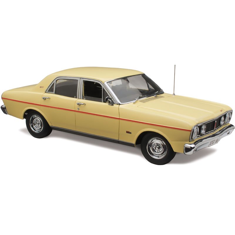 1:18 Ford XT Falcon GT - 1968 - Springtime Yellow - Classic Carlectables - 18482
