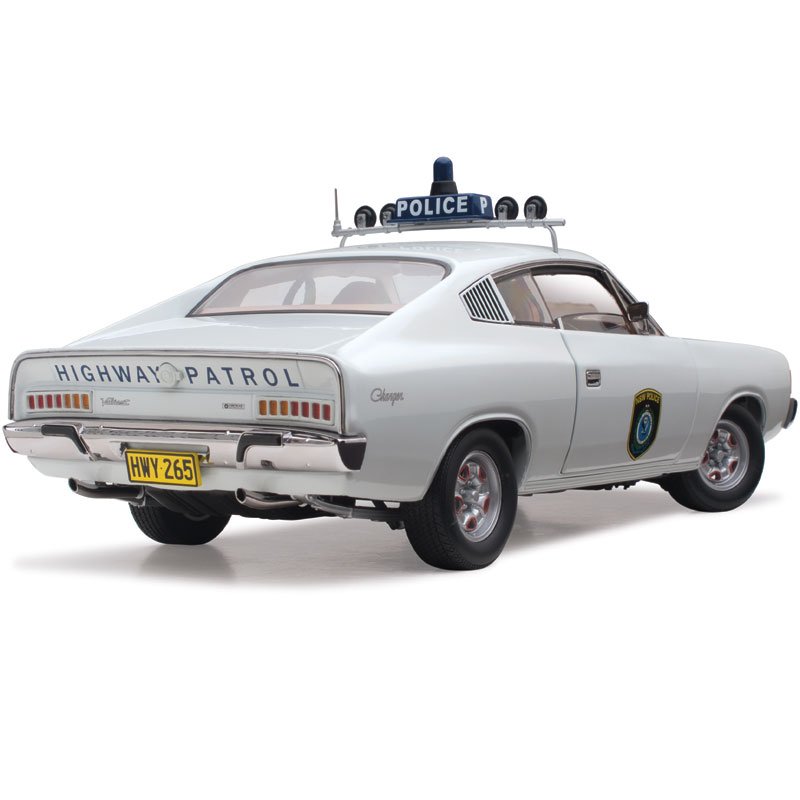 1:18 Chrysler VJ Charger - Highway Patrol Car - White - Classic Carlectables - 18538