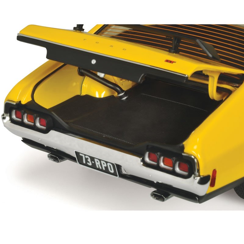 1:18 Ford XA Falcon RPO83 Sedan - 1973 - Yellow Glow - Classic Carlectables - 18539