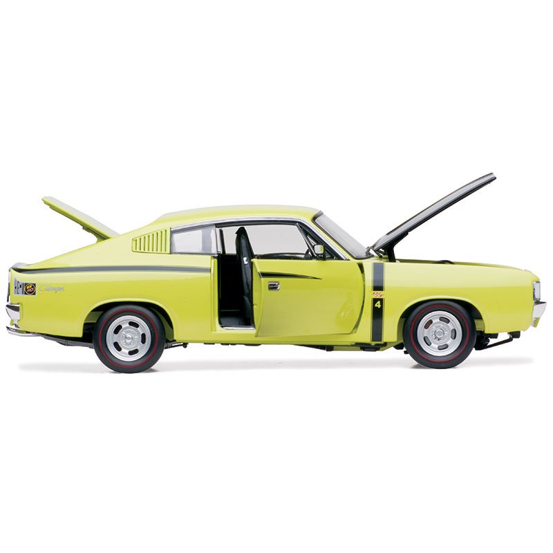 1:18 Chrysler VH Valiant E49 R/T Charger 'Small Tank' - 1972 - Limelight - Classic Carlectables - 18646