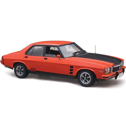 1:18 Holden HX Monaro GTS - Mandarin Red with Black Stripes - Classic Carlectables - 18660