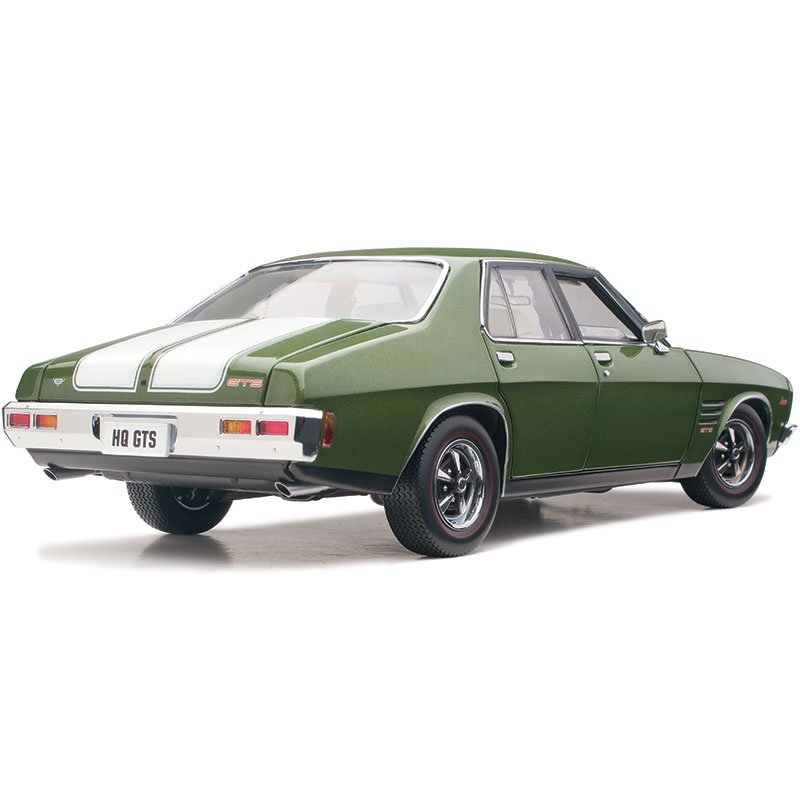 1:18 Holden HQ Monaro GTS - Monterey Green with White Stripes - Classic Carlectables - 18675