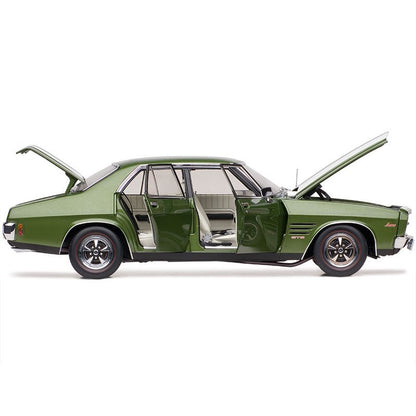 1:18 Holden HQ Monaro GTS - Monterey Green with White Stripes - Classic Carlectables - 18675