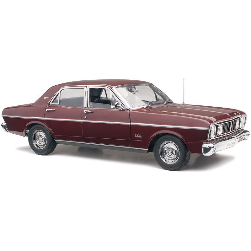 1:18 Ford XT Falcon GT - Vintage Burgundy - Classic Carlectables - 18679