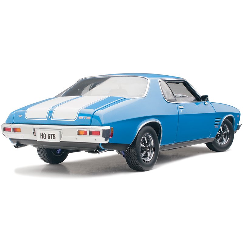 1:18 Holden HQ Monaro GTS - Azure Blue with White Stripes - Classic Carlectables - 18683