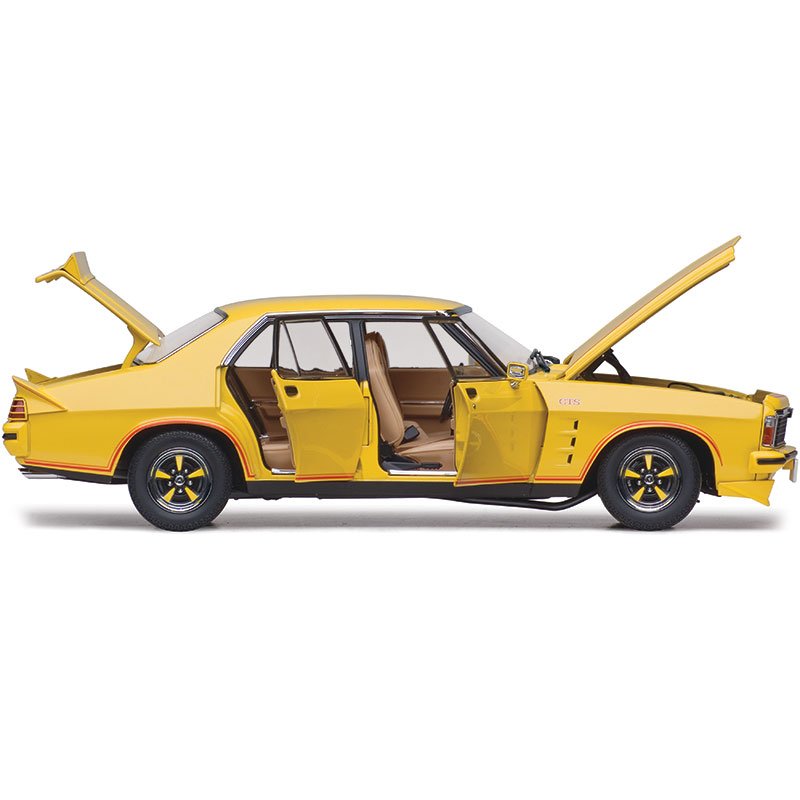 1:18 Holden HZ GTS Sedan - Jasmine Yellow - Classic Carlectables - 18714