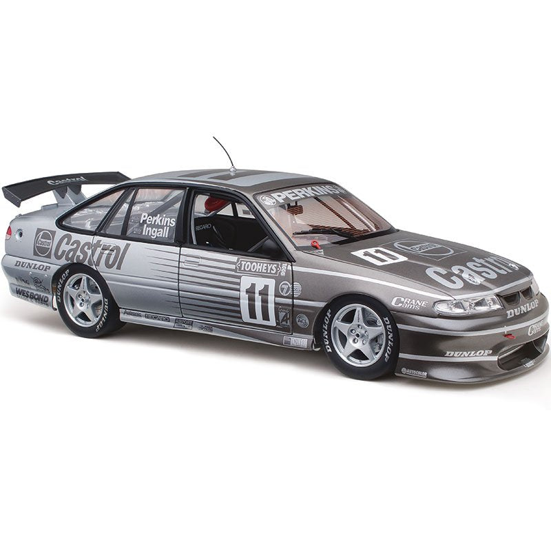 1:18 Holden VR Commodore #11 - 25th Anniversary Silver Livery - 1995 - Bathurst Winner - Castrol Perkins Racing - Larry Perkins - Classic Carlectables - 18731