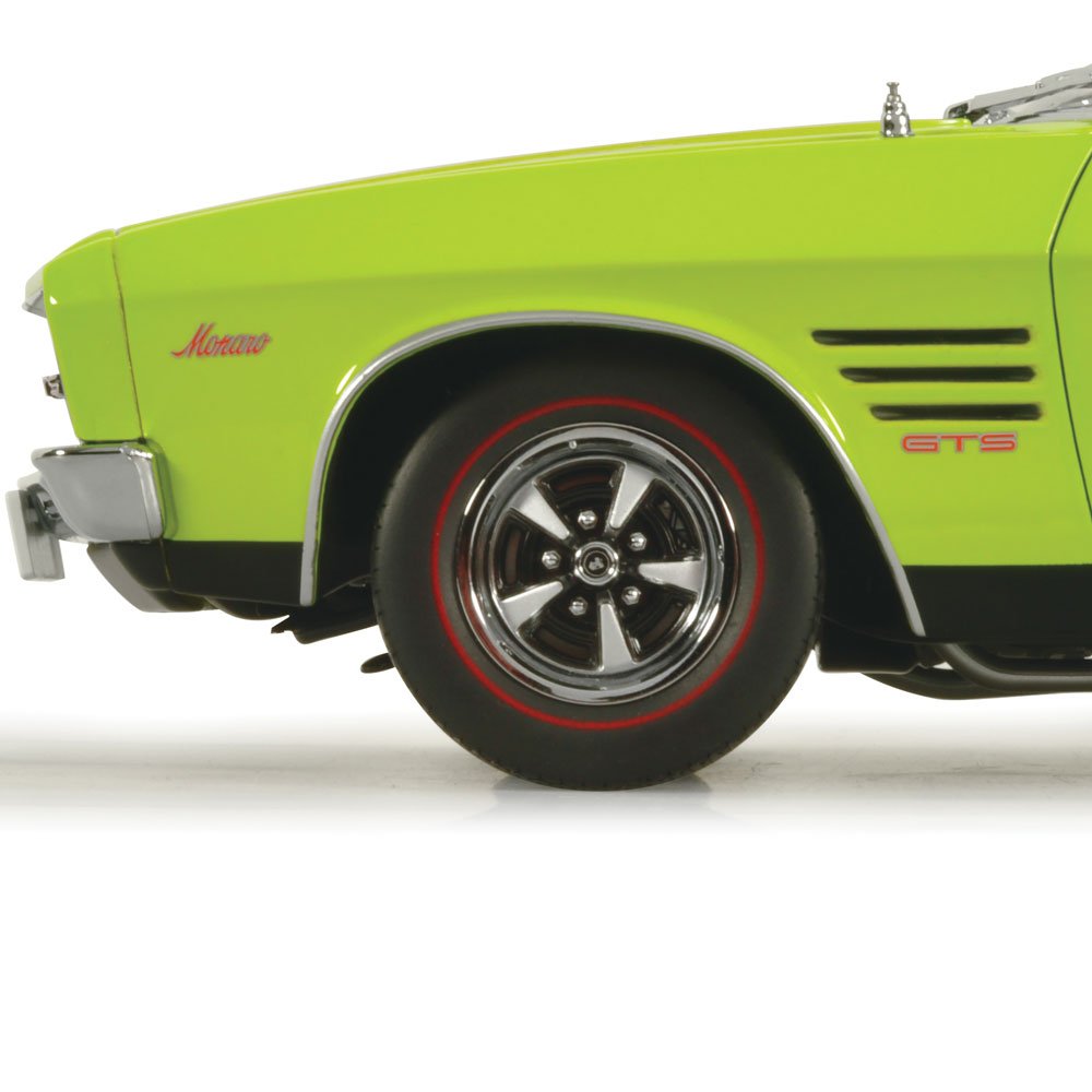 1:18 Holden HQ GTS Monaro - Barbados Green with Black Stripes - Classic Carlectables - 18839