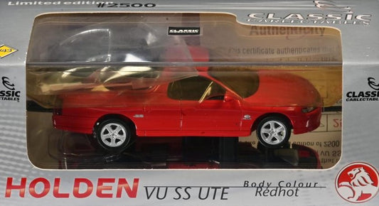 1:43 Holden VU SS Ute - Red Hot - Classic Carlectables - 43507