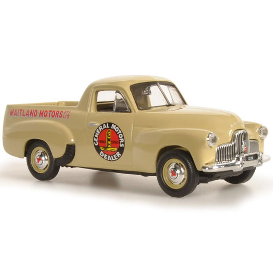 1:43 Holden FX Utility - Holdens at Work - General Motors Dealers - Nankeen Cream - Classic Carlectables - 43512
