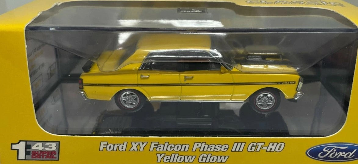 1:43 Ford XY Falcon GTHO Phase III - Yellow Glow - Classic Carlectables - 43638