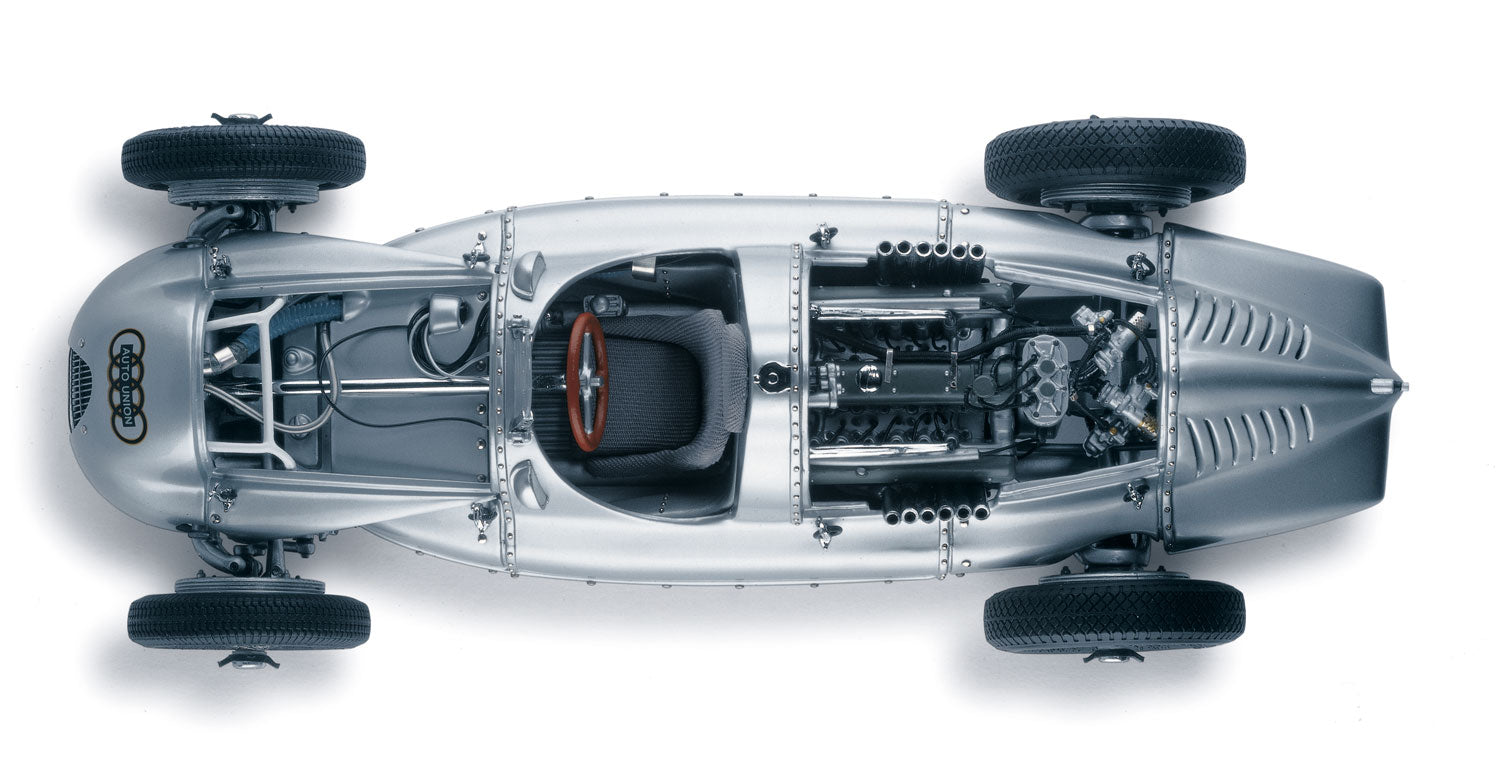 1:18 Auto Union Typ D - 1938 - Silver - CMC Models - M-027