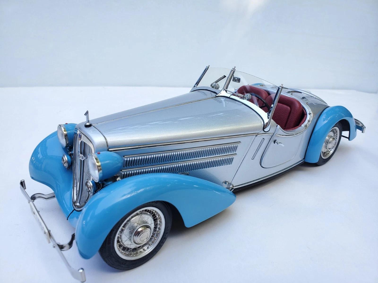 1:18 Audi Front 225 Roadster - 1935 - Blue/Silver - CMC Models - M-075B