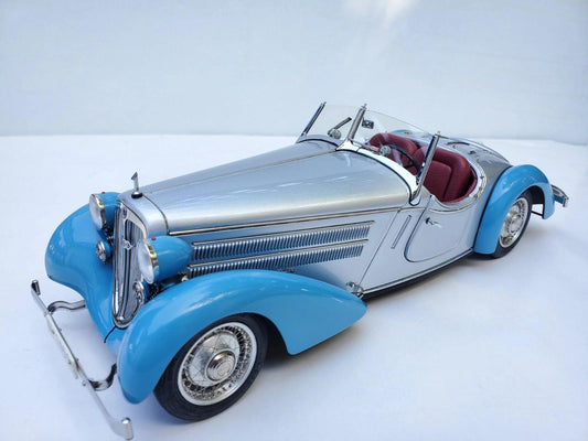 1:18 Audi Front 225 Roadster - 1935 - Blue/Silver - CMC Models - M-075B