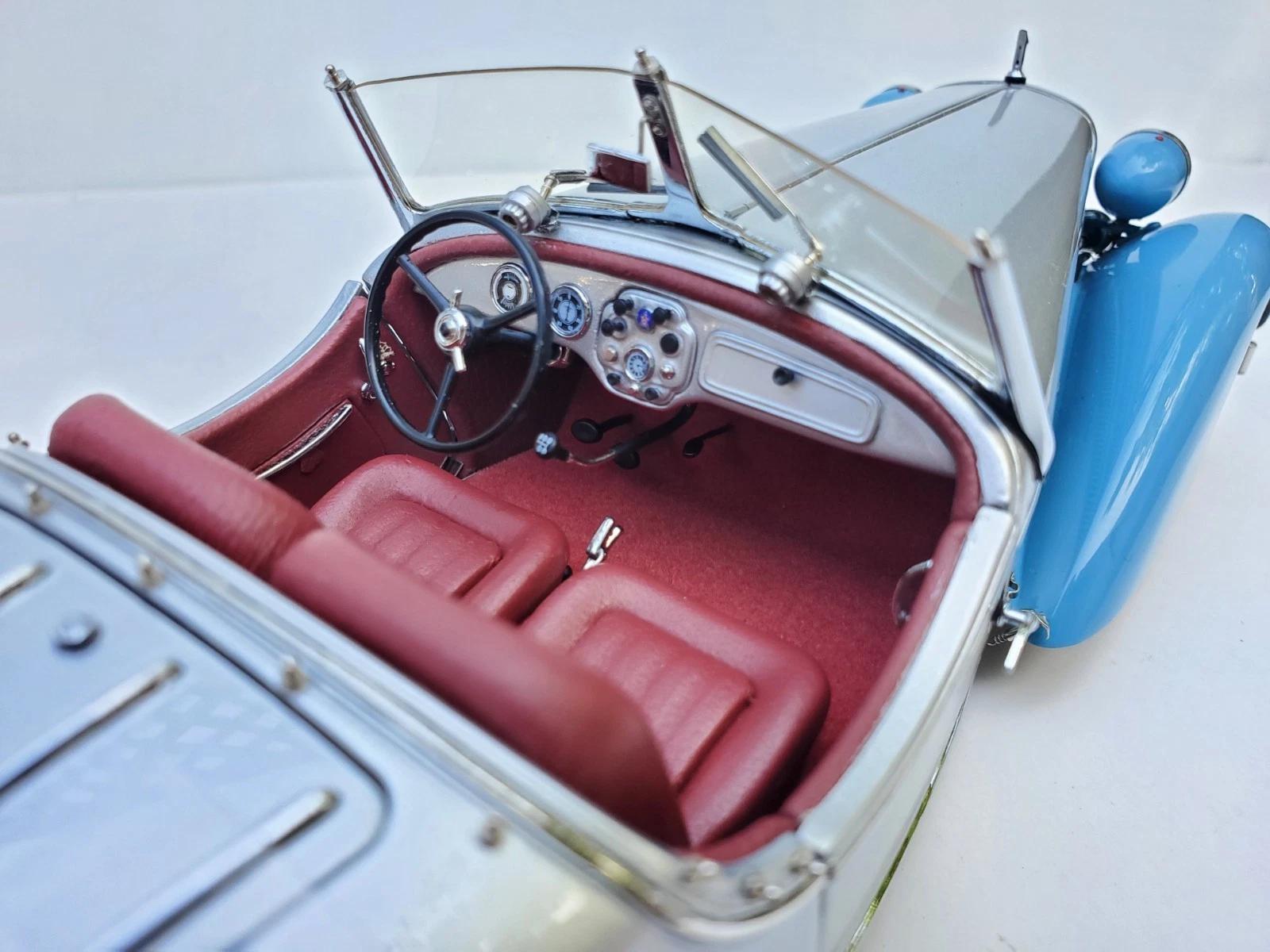 1:18 Audi Front 225 Roadster - 1935 - Blue/Silver - CMC Models - M-075B