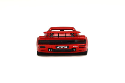 1:18 Koenig Ferrari Testarossa Bi-Turbo - Resin Model - 1984 - Red - GT Spirit Models - GT124