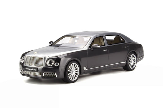 1:18 Bentley Mulsanne EWB - Resin Model - 2016 - Moon Bean/Tungsten - GT Spirit Models - GT148