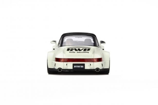 1:18 Porsche 911 (964) RWB Targa - Resin Model - 2014 - White - GT Spirit Models - GT188
