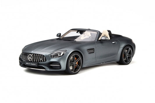 1:18 Mercedes-Benz AMG GT C Roadster - Resin Model - Grey - GT Spirit Models - GT197