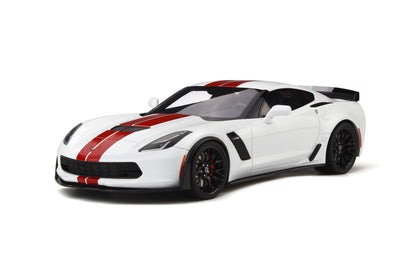 1:18 Chevrolet Corvette C7 Z06 - Resin Model - 2017 - Arctic White - GT Spirit Models - GT214