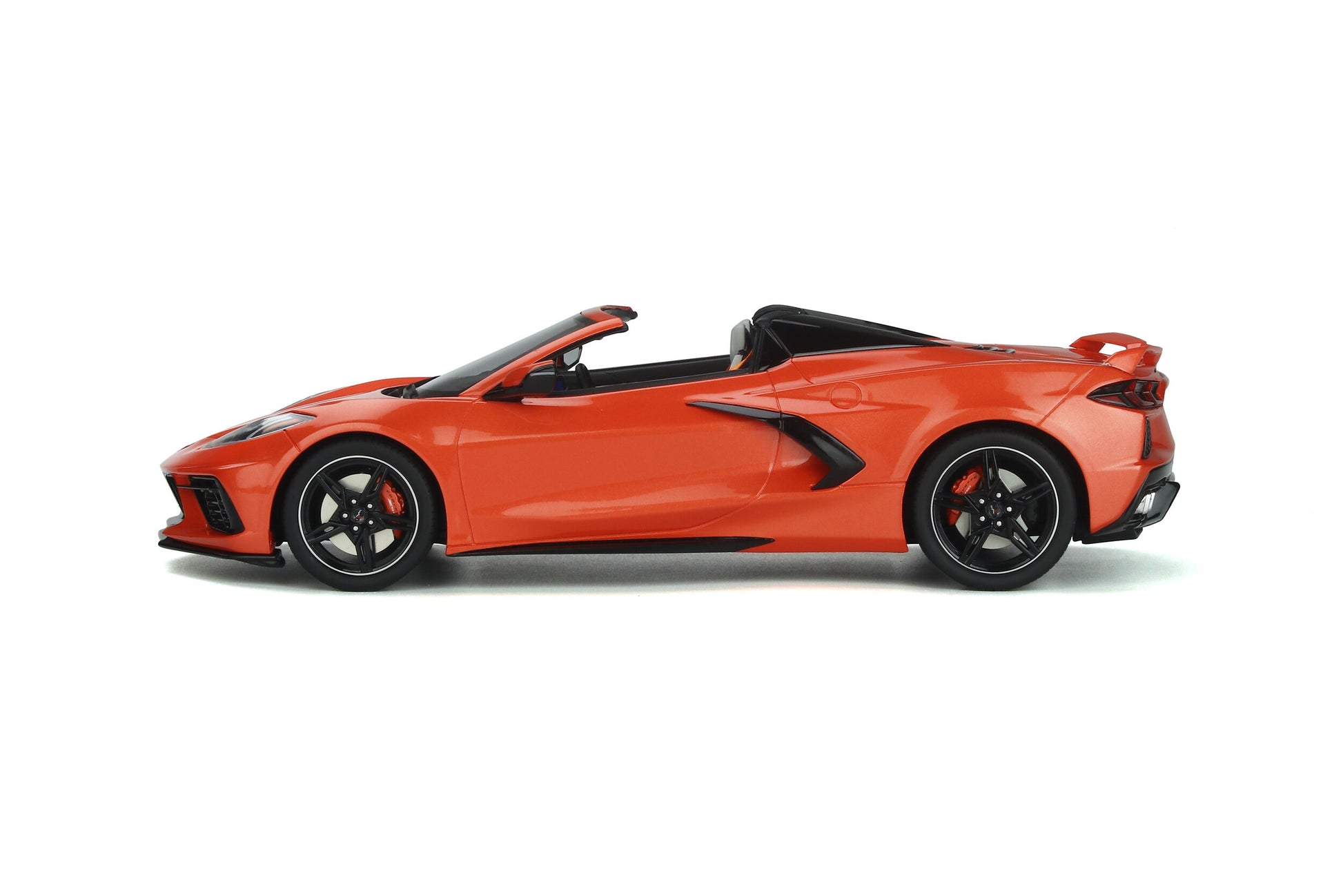 1:18 Chevrolet Corvette C8 Cabriolet - Resin Model - Sebring Orange - GT Spirit Models - GT309