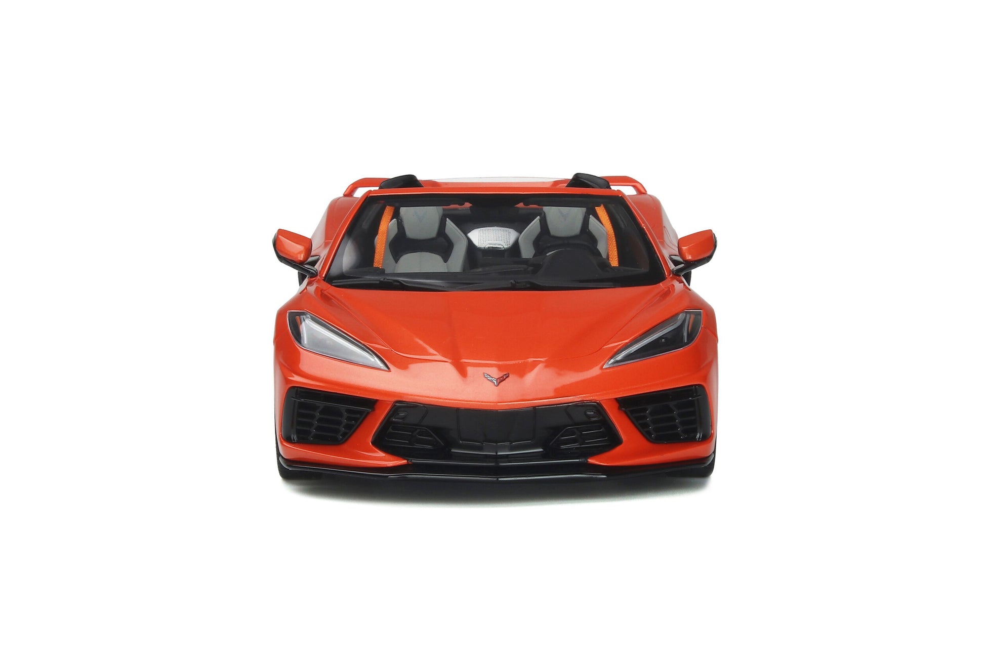 1:18 Chevrolet Corvette C8 Cabriolet - Resin Model - Sebring Orange - GT Spirit Models - GT309