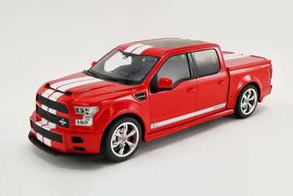 1:18 Shelby F150 Super Snake - Resin Model - 2017 - Red w/White Stripes - GT Spirit Models - US043
