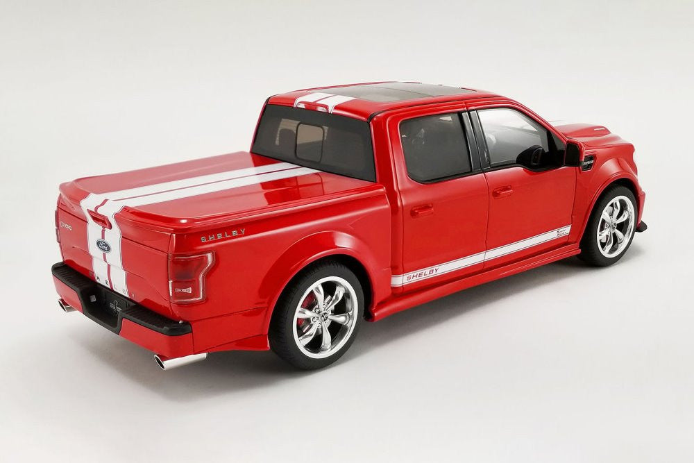1:18 Shelby F150 Super Snake - Resin Model - 2017 - Red w/White Stripes - GT Spirit Models - US043