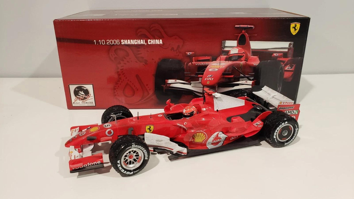 1:18 Ferrari F1 248 - Chinese GP Winner - Final GP Win - 2006 - Formula 1 - Scuderia Ferrari - Michael Schumacher - Hot Wheels - J2995
