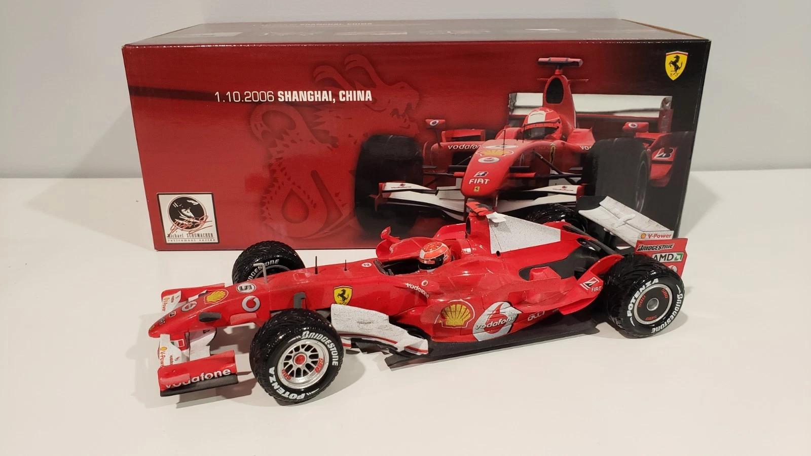 1:18 Ferrari F1 248 - Chinese GP Winner - Final GP Win - 2006 - Formula 1 - Scuderia Ferrari - Michael Schumacher - Hot Wheels - J2995