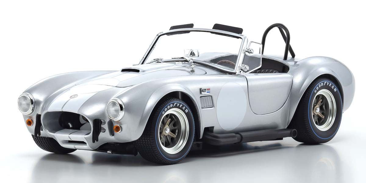 1:18 Shelby Cobra 427 S/C - Silver - Kyosho - 08047S