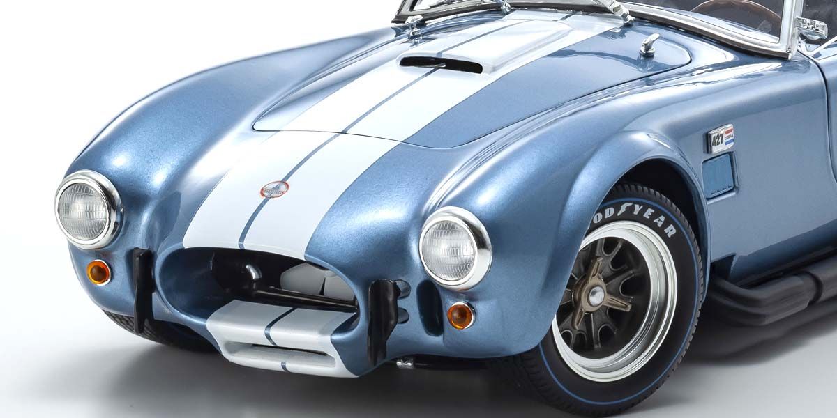 1:18 Shelby Cobra 427 S/C - Sapphire Blue - Kyosho - 08047SBL
